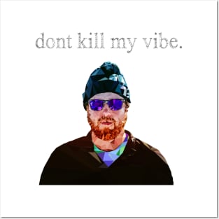 Don't kill my vibe, Style, Black Glasses, Aesthetic Posters and Art